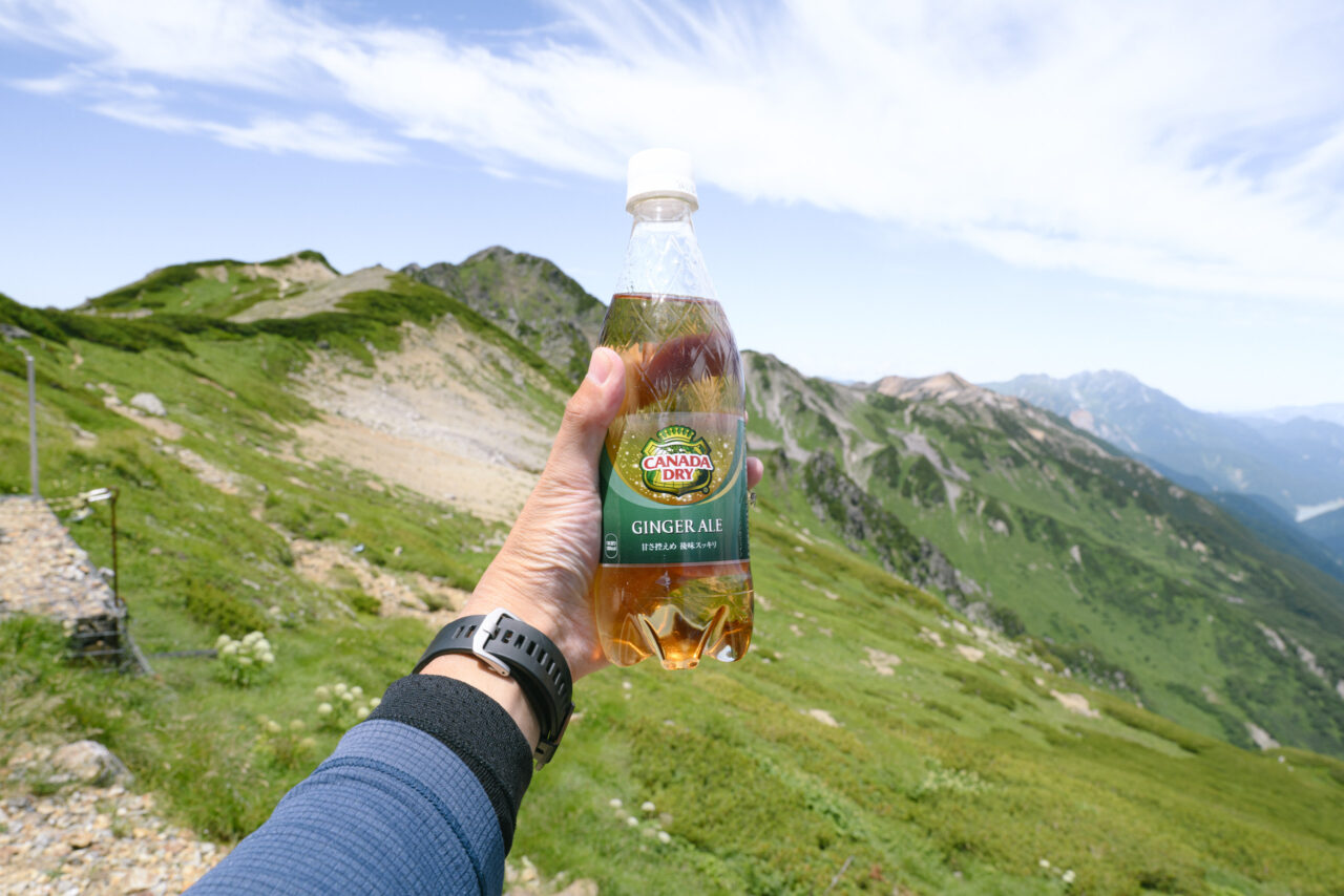 水晶小屋で飲むジンジャエール