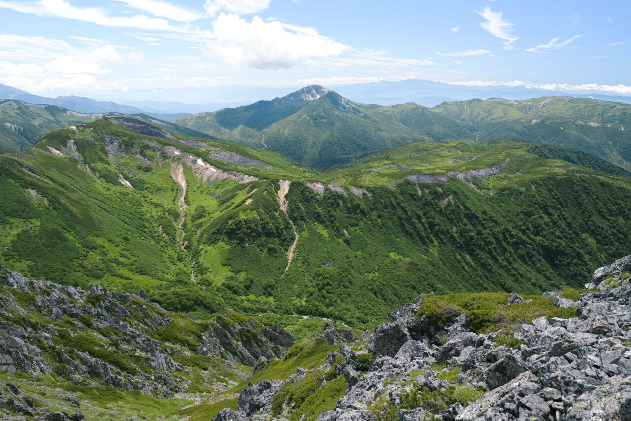 黒部五郎岳と雲ノ平