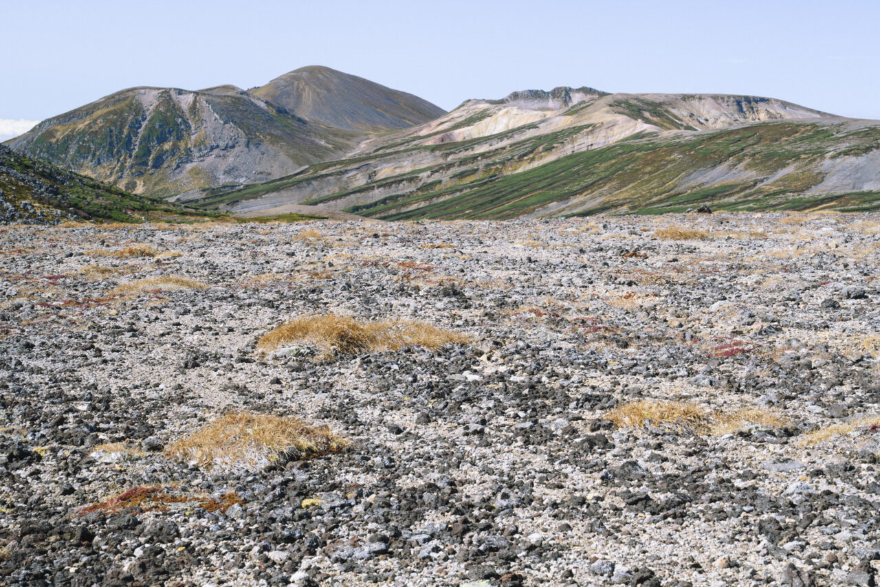 白雲岳分岐から見る旭岳