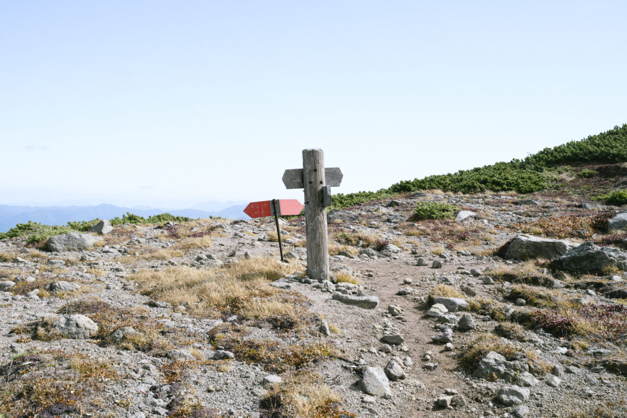 小泉岳との分岐点