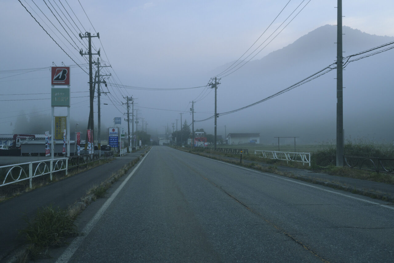早朝の南会津町