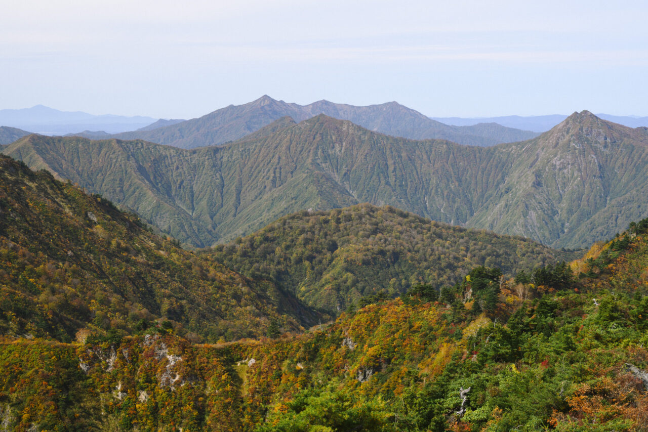 毛猛山の眺め