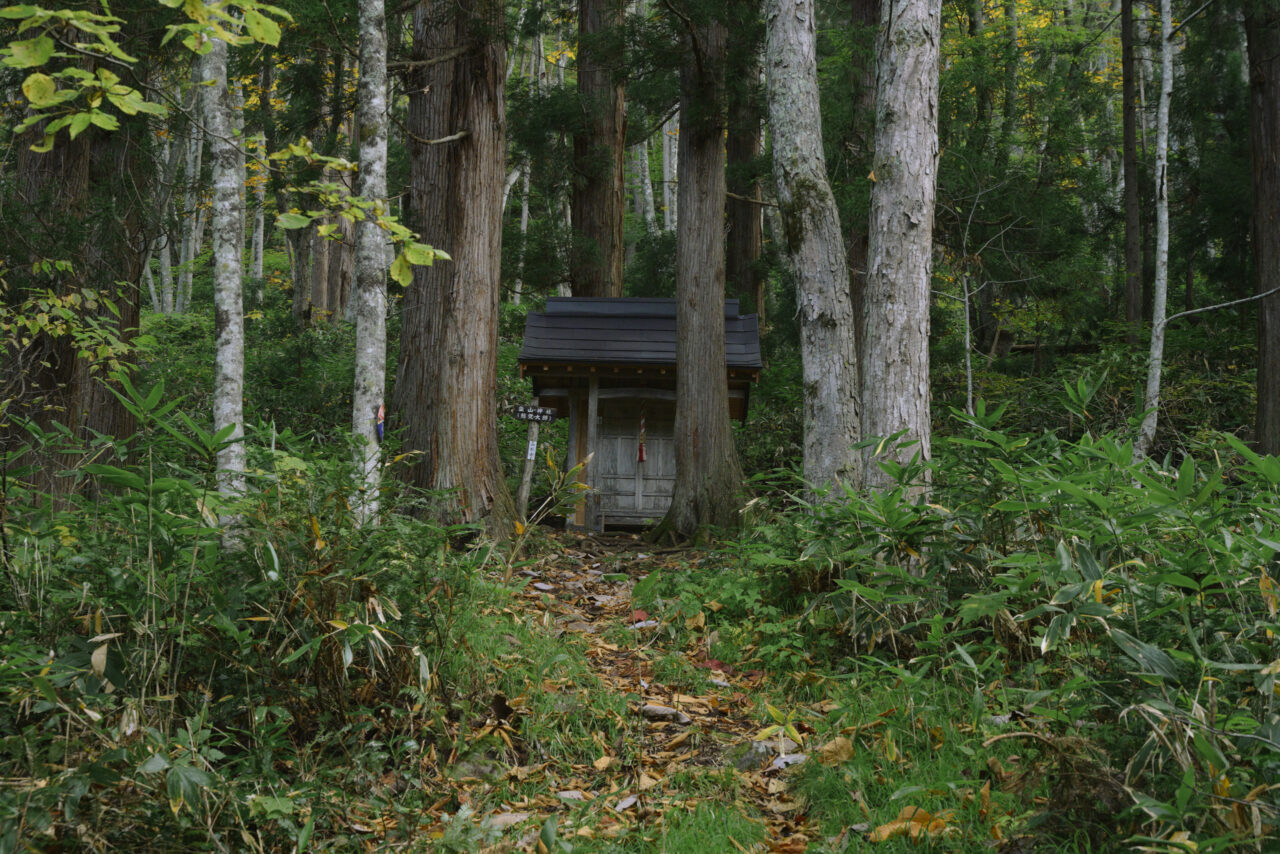 瀧山山中にあるお堂