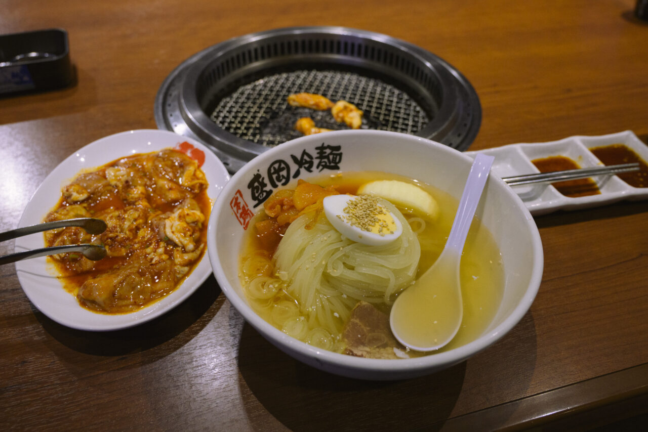 冷麺と焼き肉