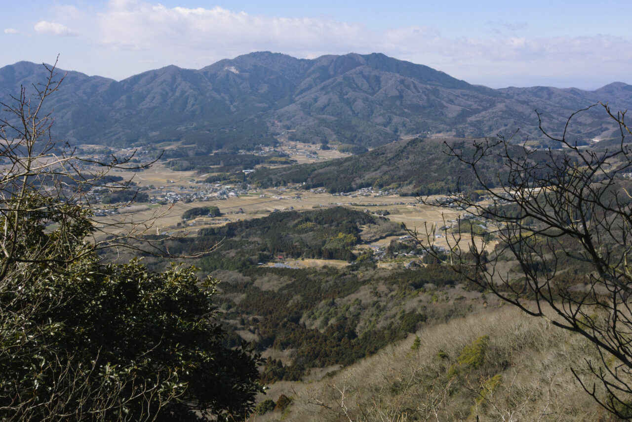 加波山を眺める眺望