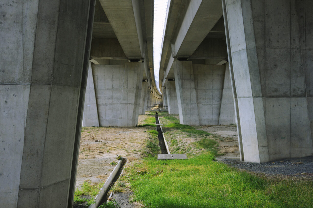 北関東自動車道下部からの眺め