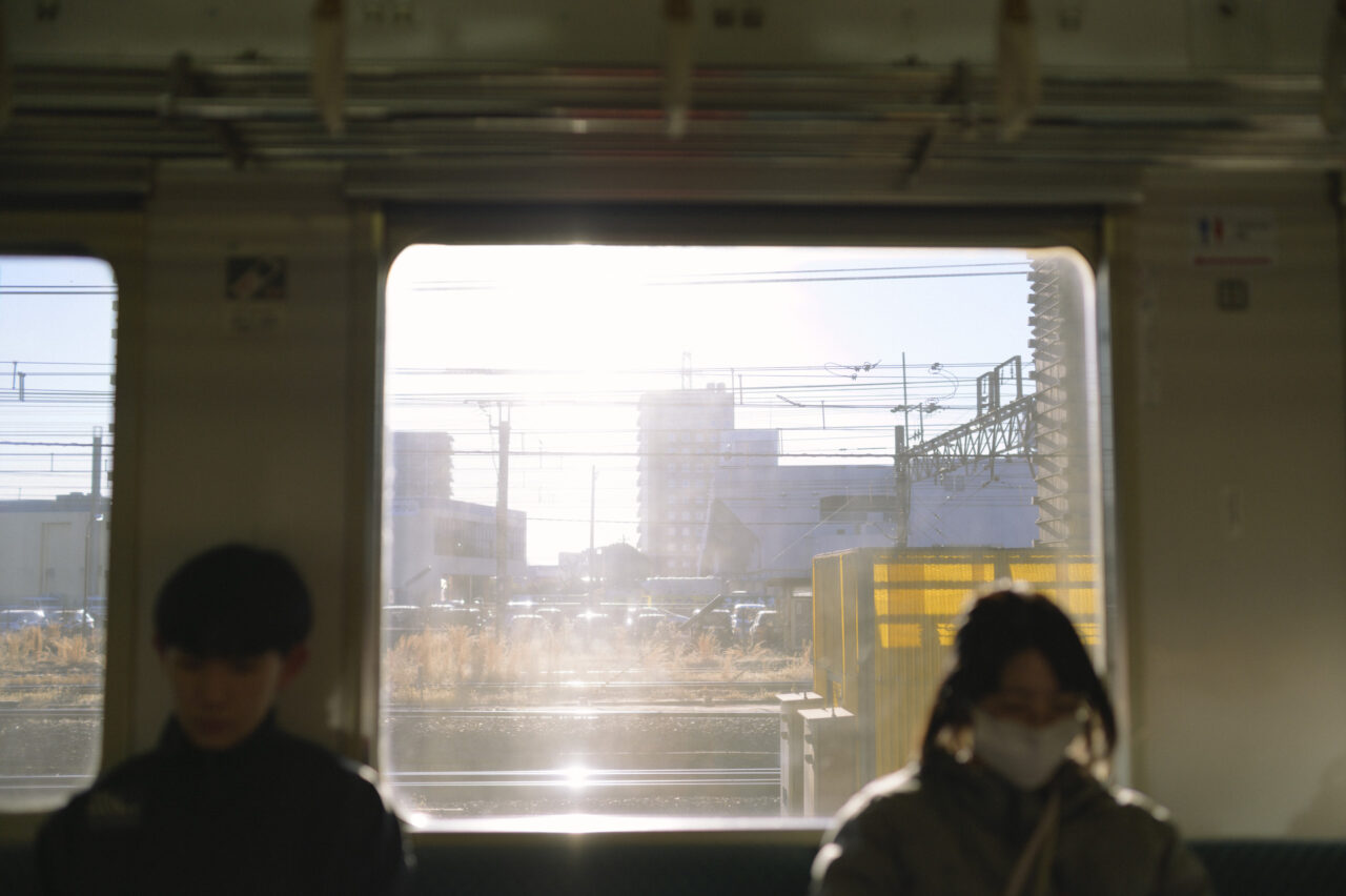 両毛線の車窓からの眺め