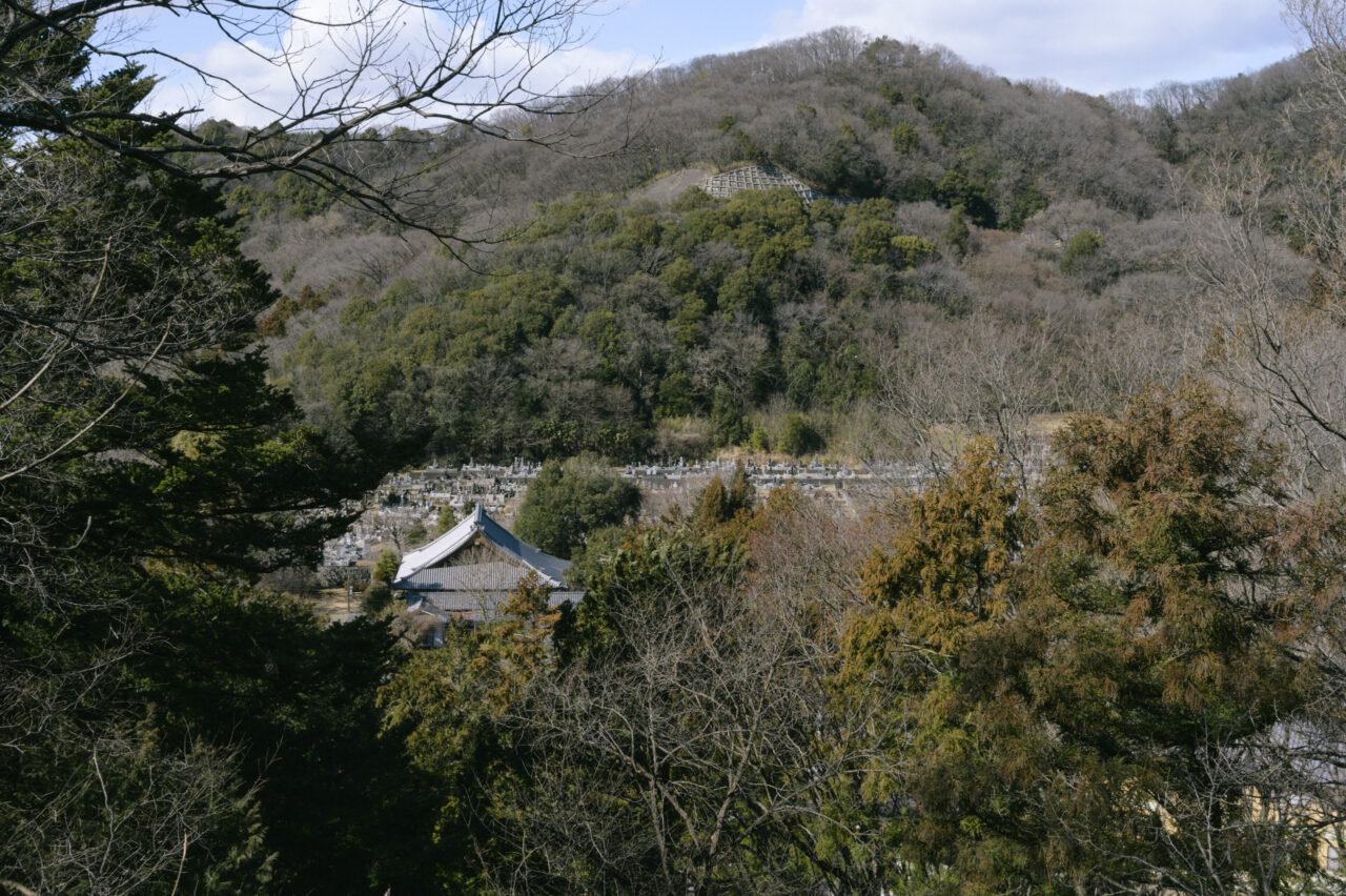 山川長林寺方面の眺め