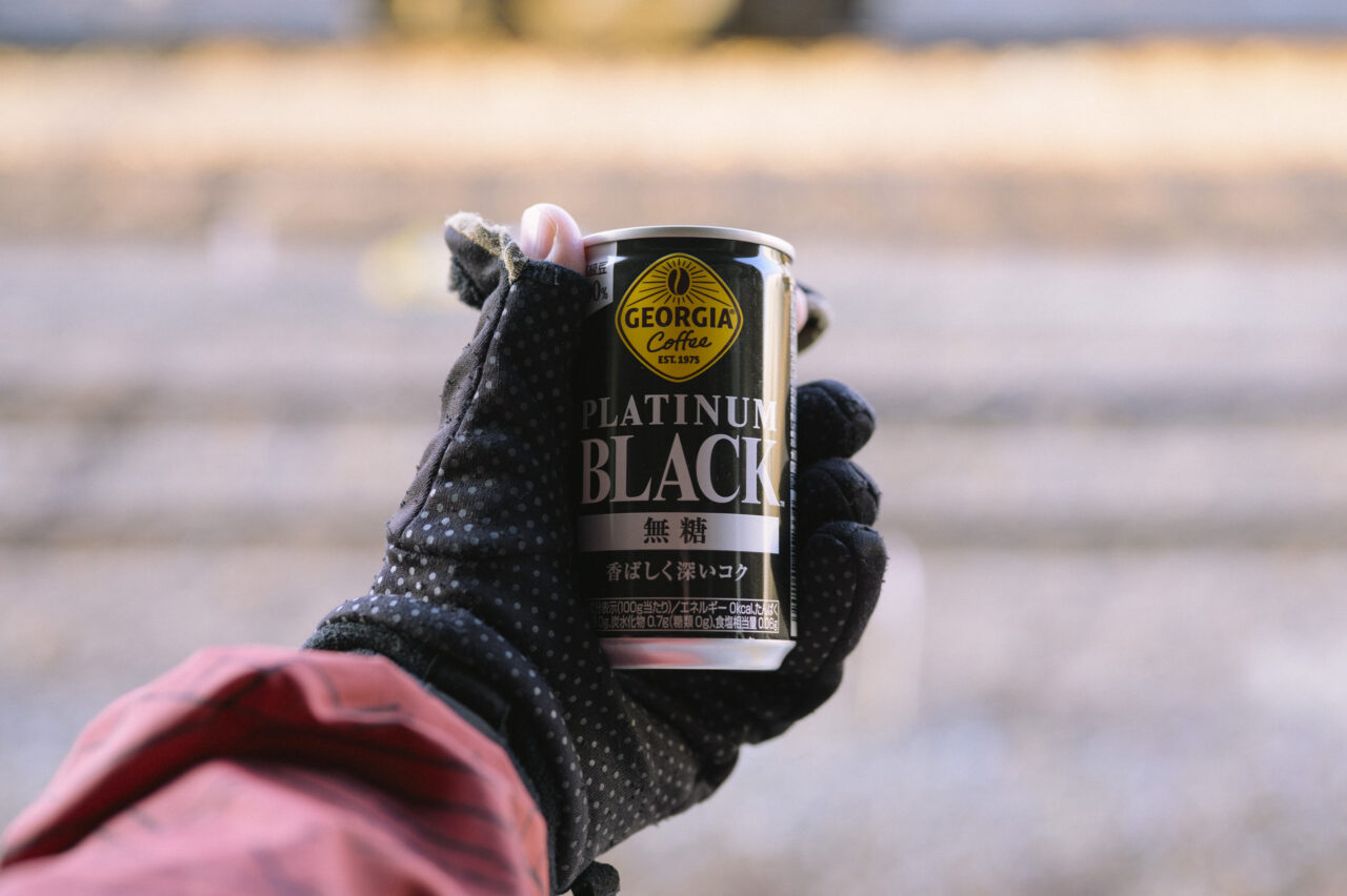 朝のブラックコーヒー