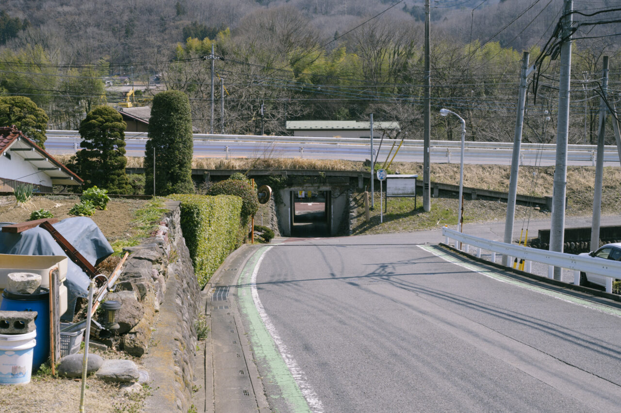 樋口駅へ向かう
