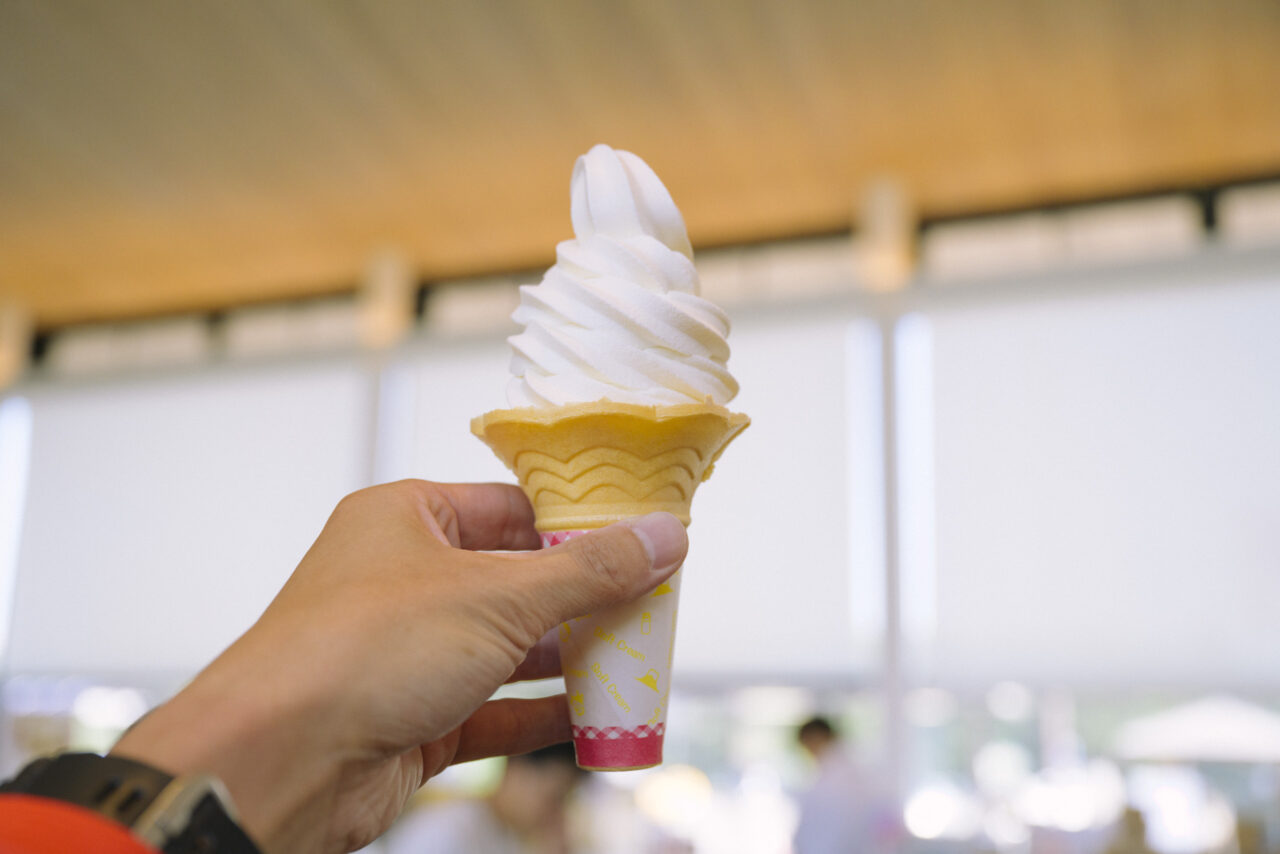 水ヶ塚のソフトクリーム