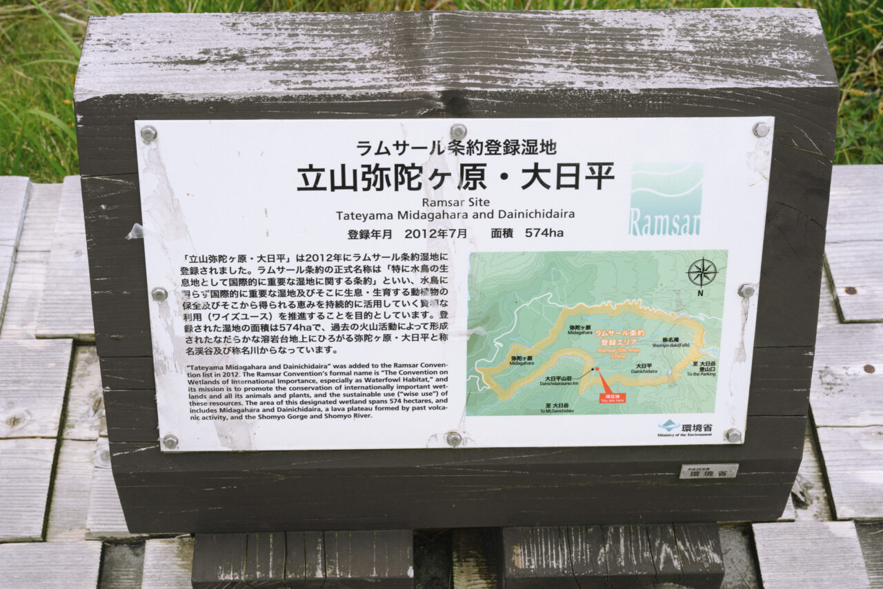 ラムサール条約登録湿地大日平