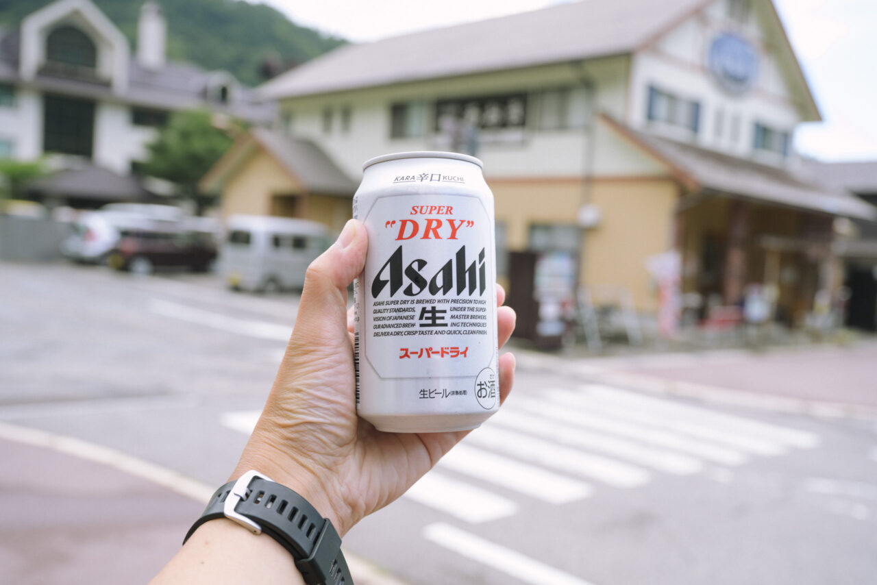 下山後のスーパードライ