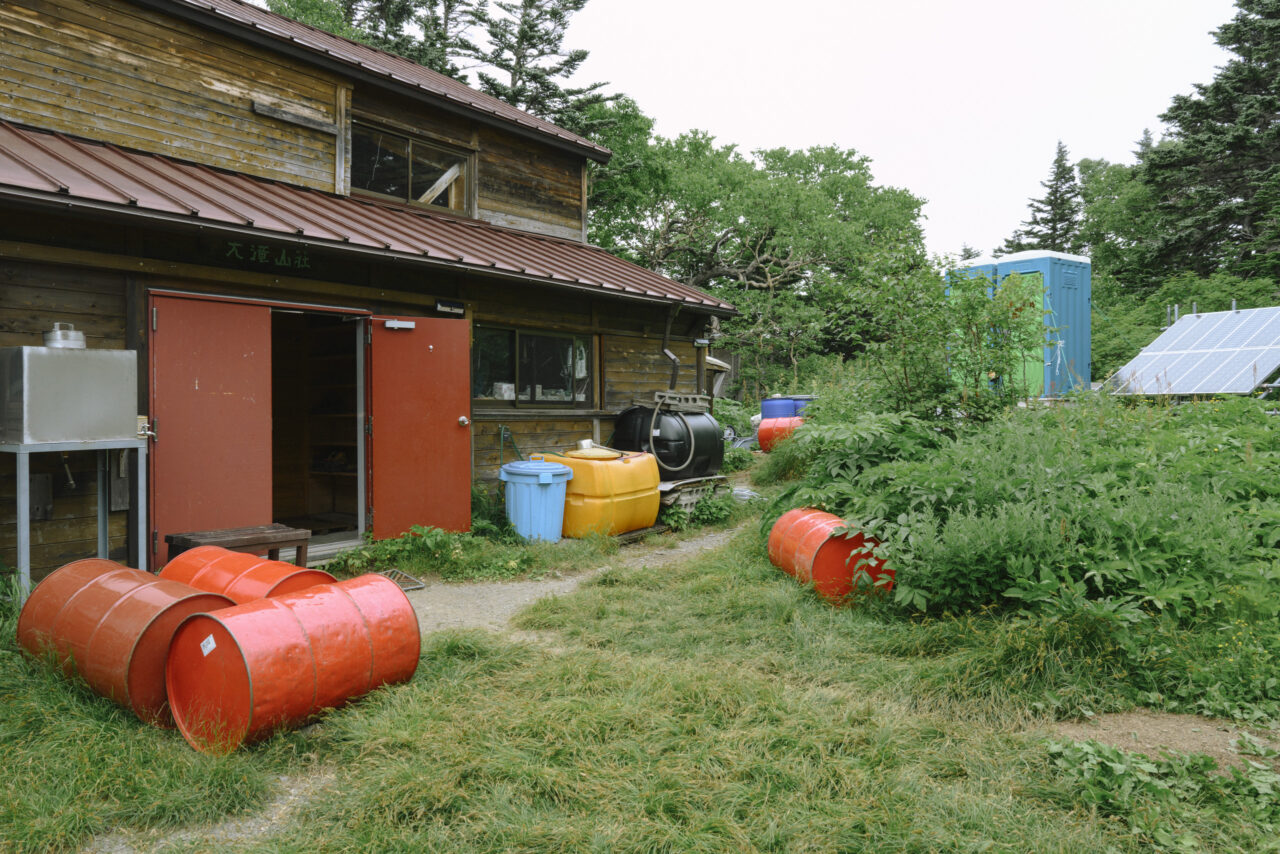 大滝小屋前の景色