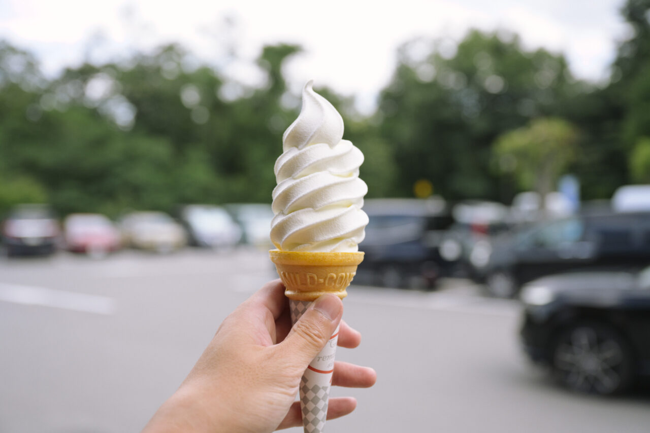スズランハウスのソフトクリーム