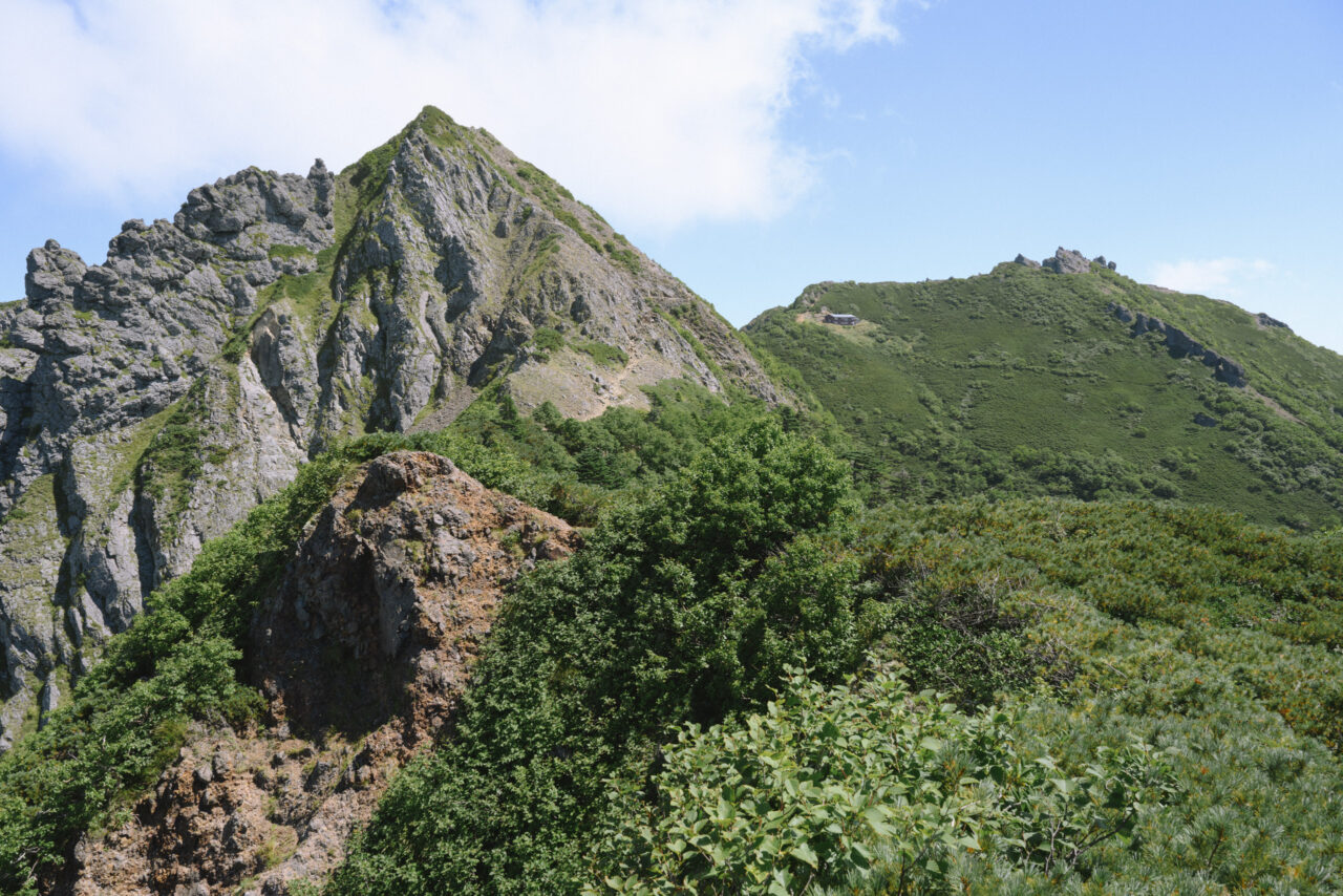 西ギボシと権現岳