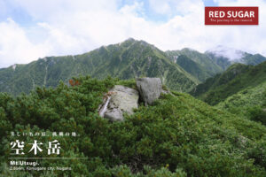 東川岳から見る空木岳